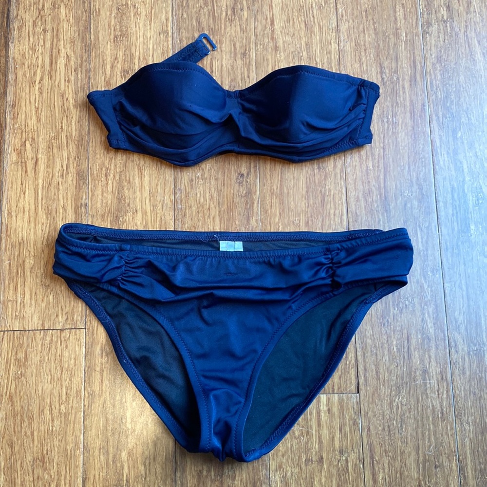 J Crew navy bikini